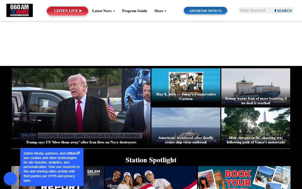 660amtheanswer.com screenshot