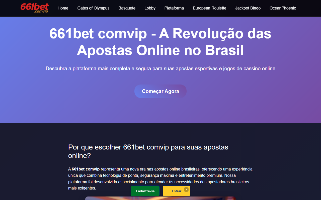 661betcomvip.com screenshot