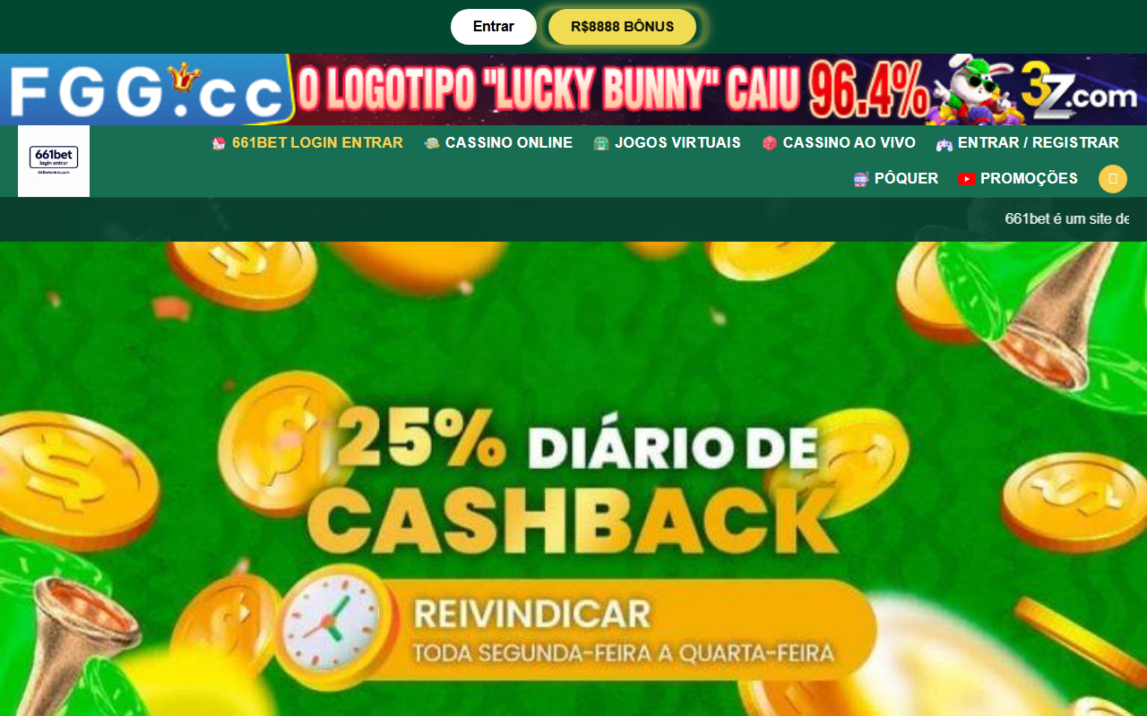 661betentrar.com screenshot