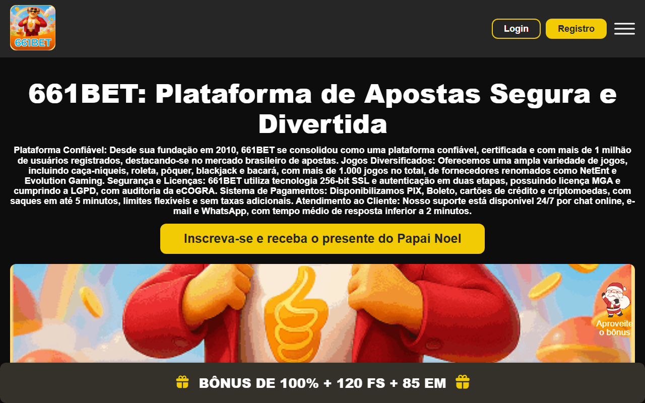 661betjogos.com screenshot