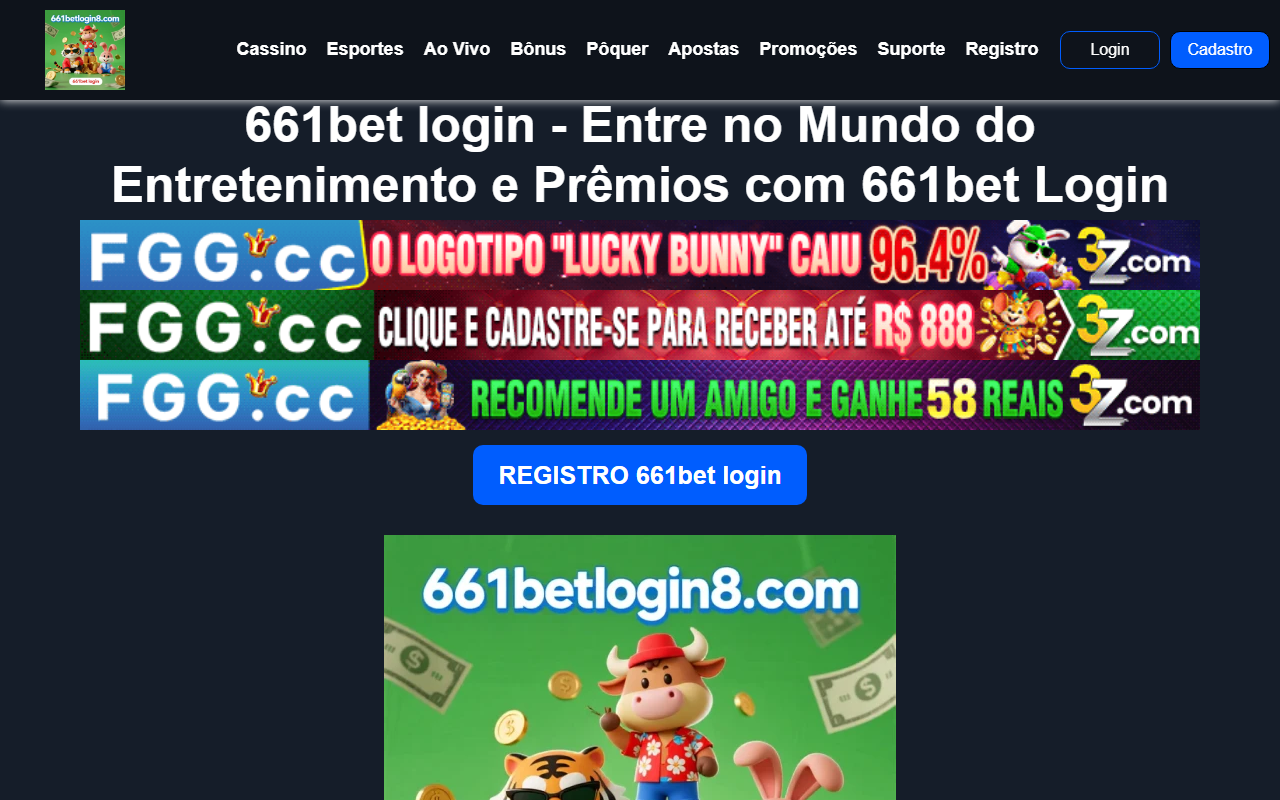 661betlogin8.com screenshot