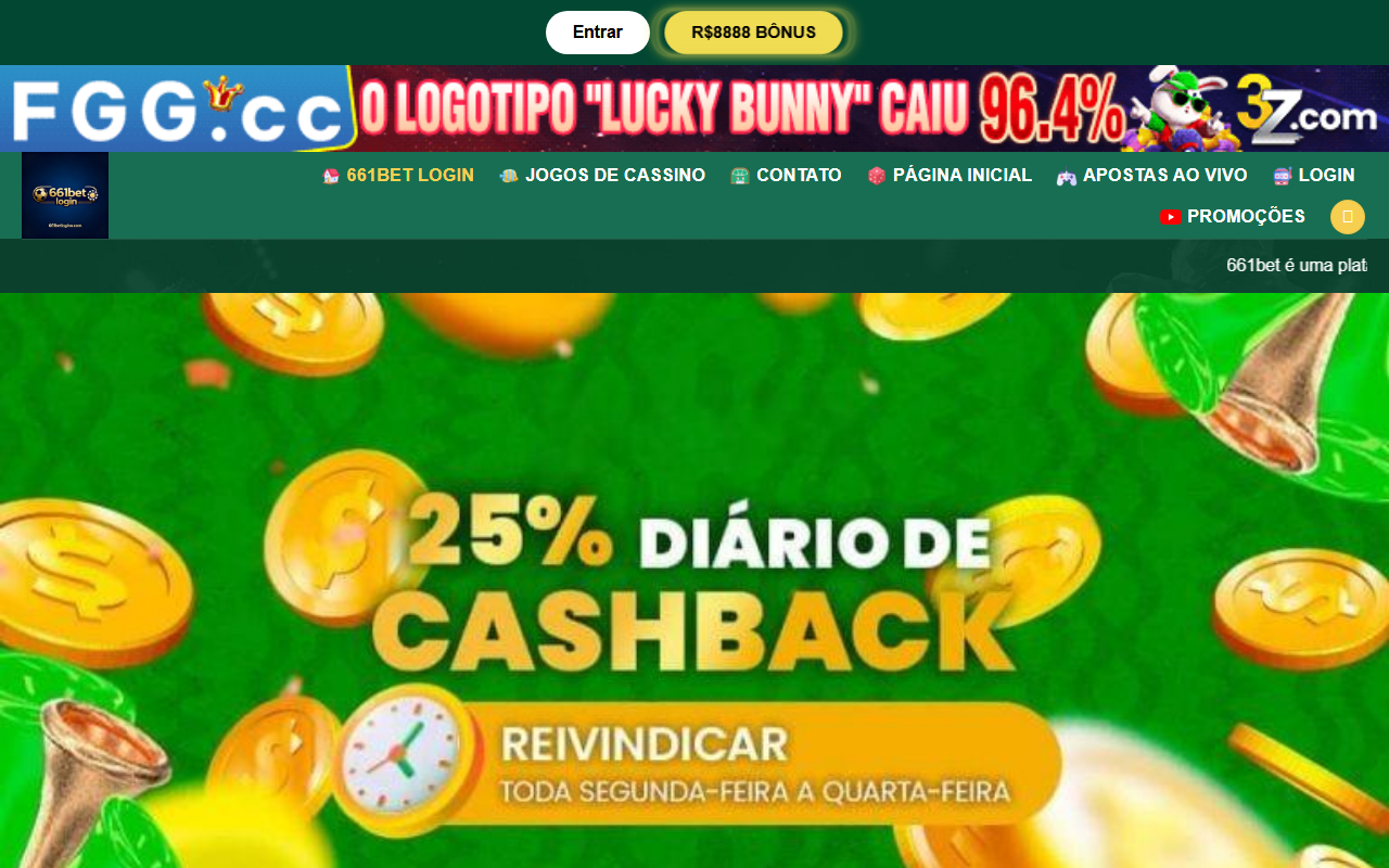 661betlogino.com screenshot
