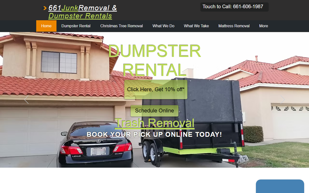 661junkremoval.com screenshot