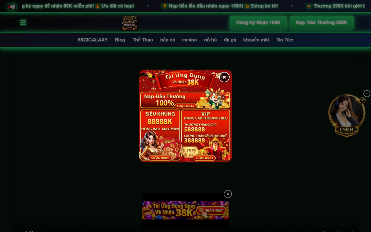6623galaxybet.com screenshot