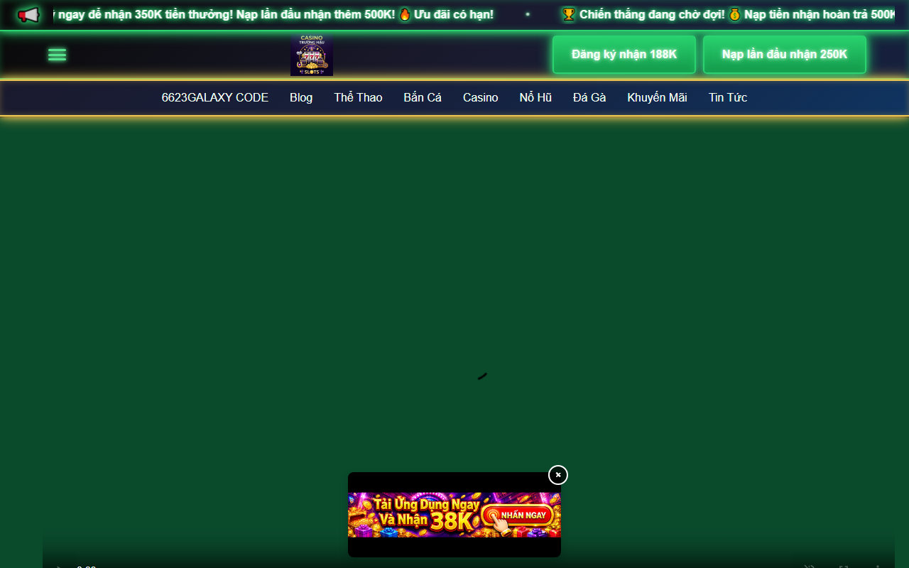 6623galaxywin.com screenshot