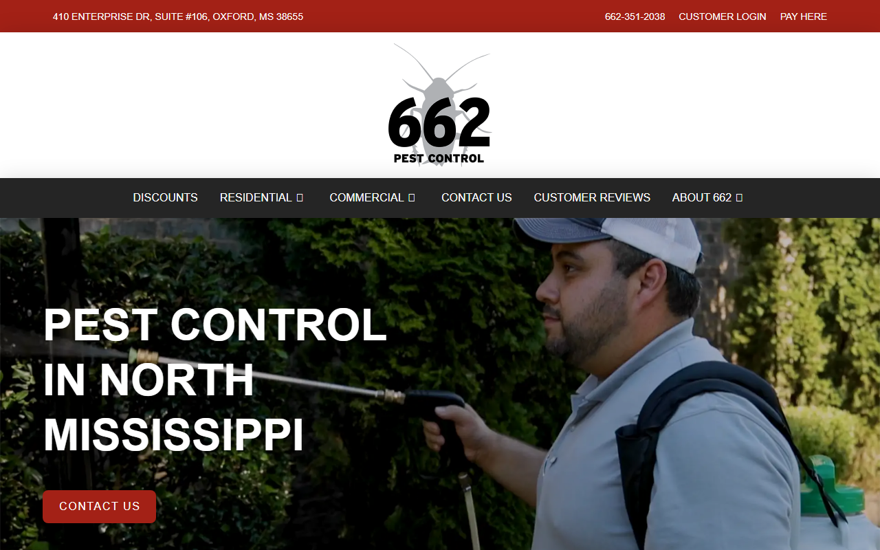 662pestcontrol.com screenshot
