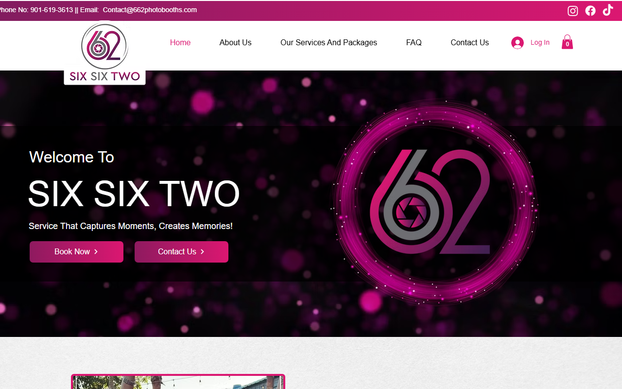 662photobooths.com screenshot