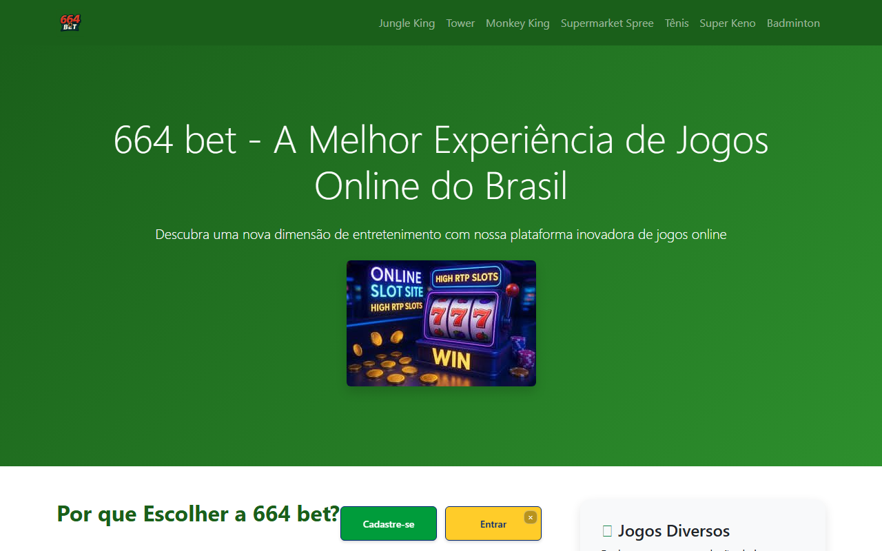 664betcasino.com screenshot
