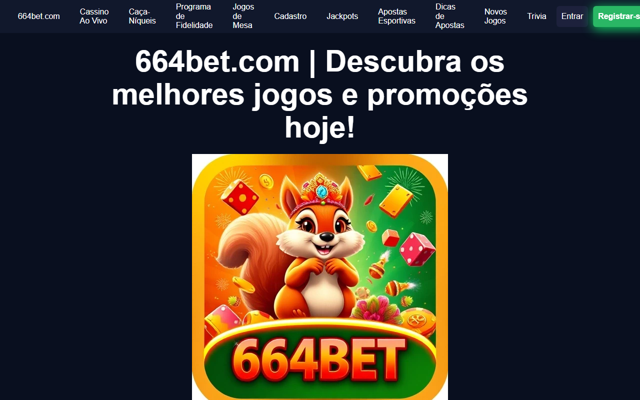 664betjogo.com screenshot
