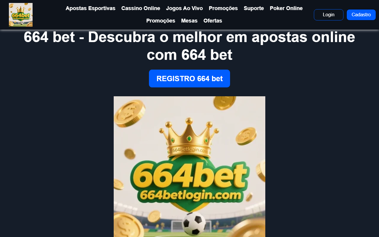 664betlogin.com screenshot