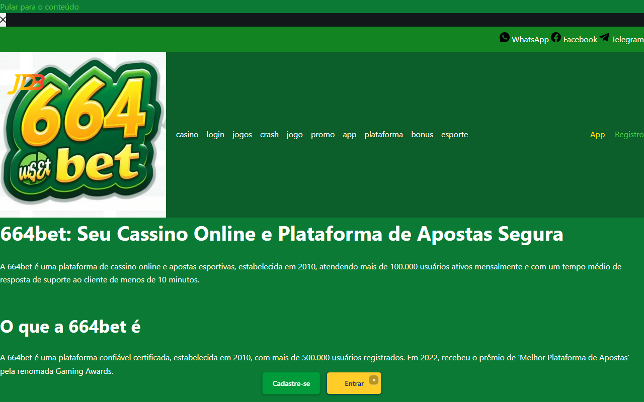 664betslots.com screenshot