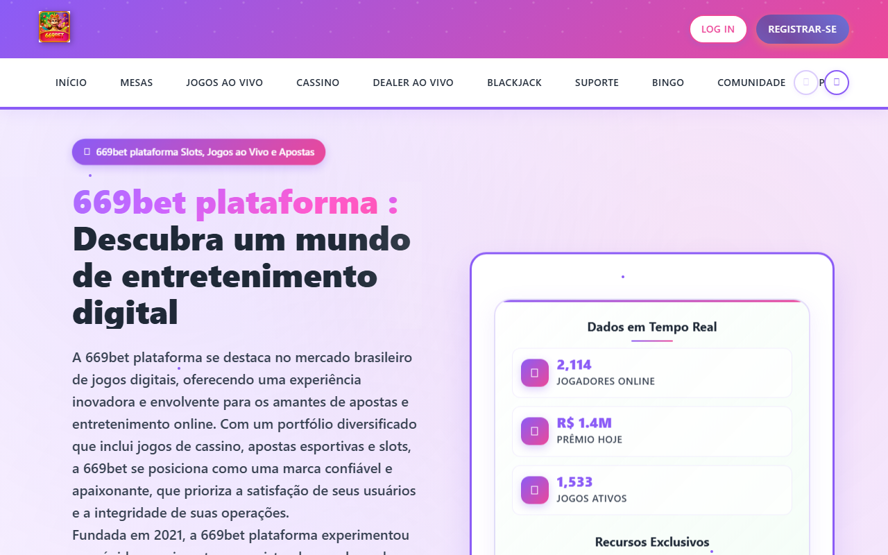 669betapplogin.com screenshot