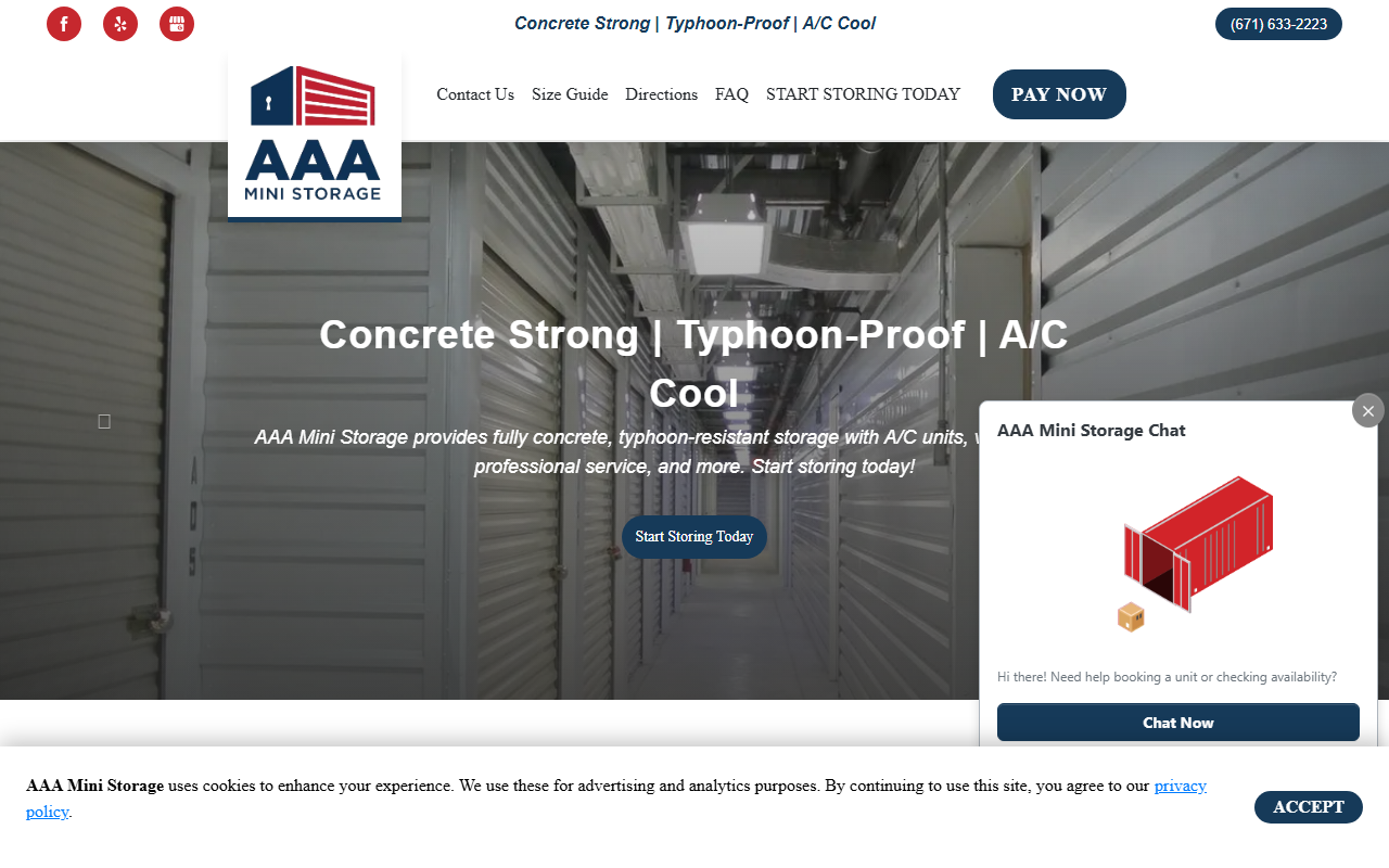 671storage.com screenshot