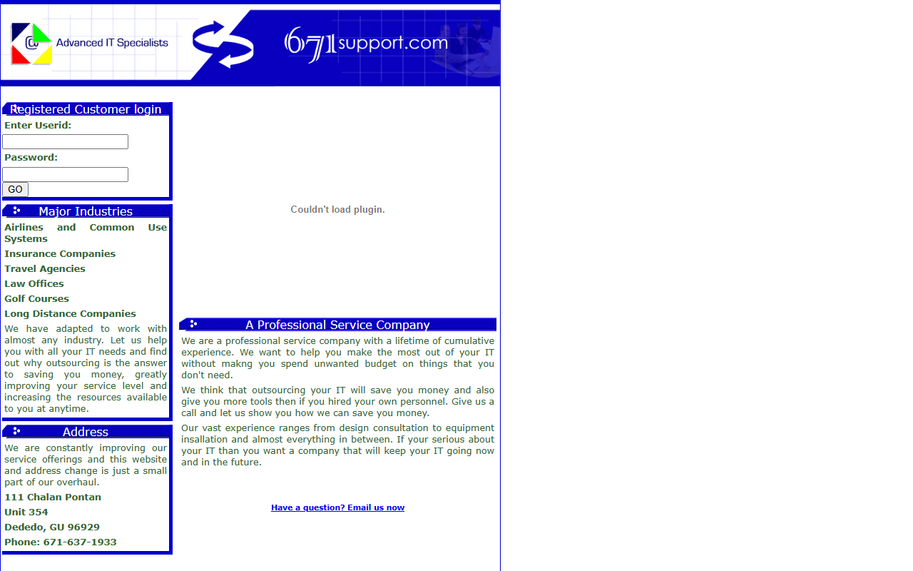 671support.com screenshot