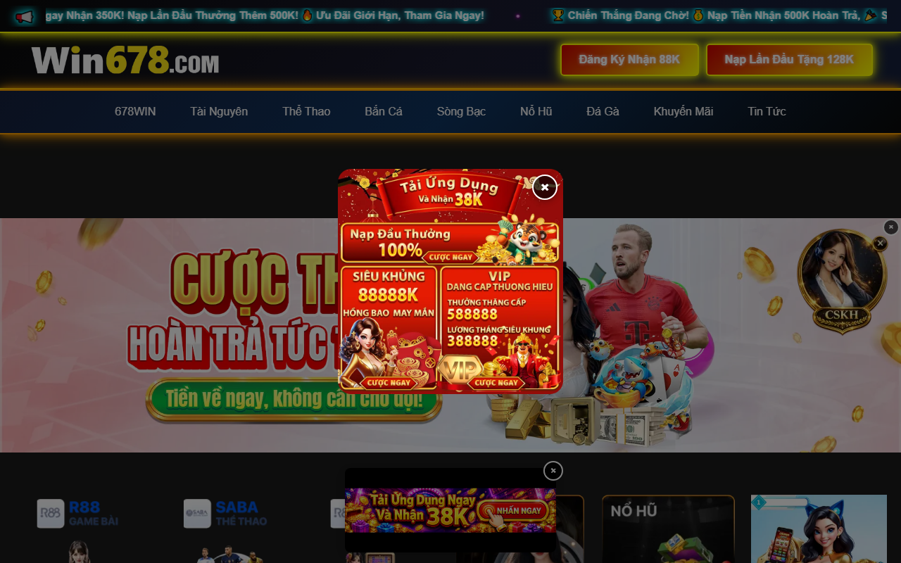 678winking.com screenshot