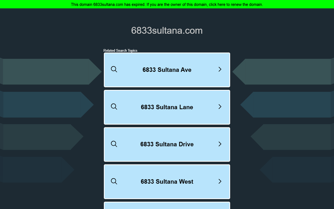 6833sultana.com screenshot