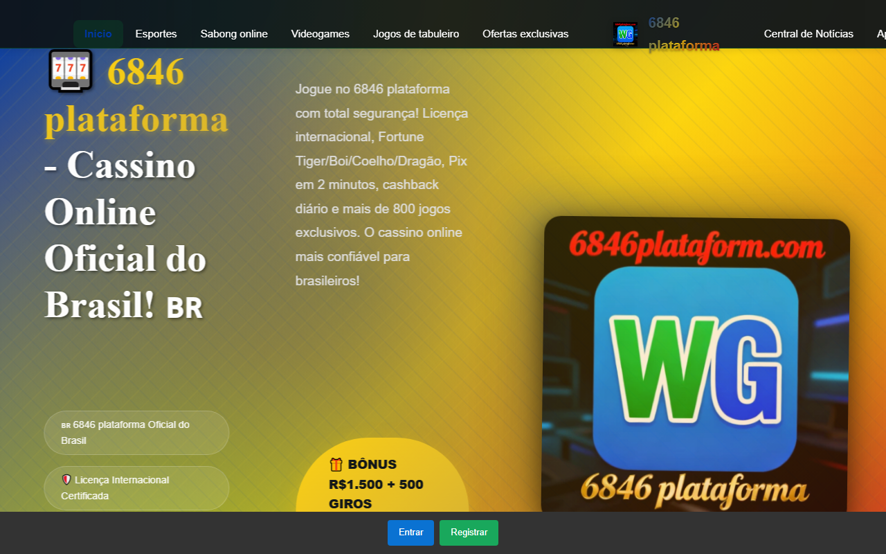 6846plataform.com screenshot