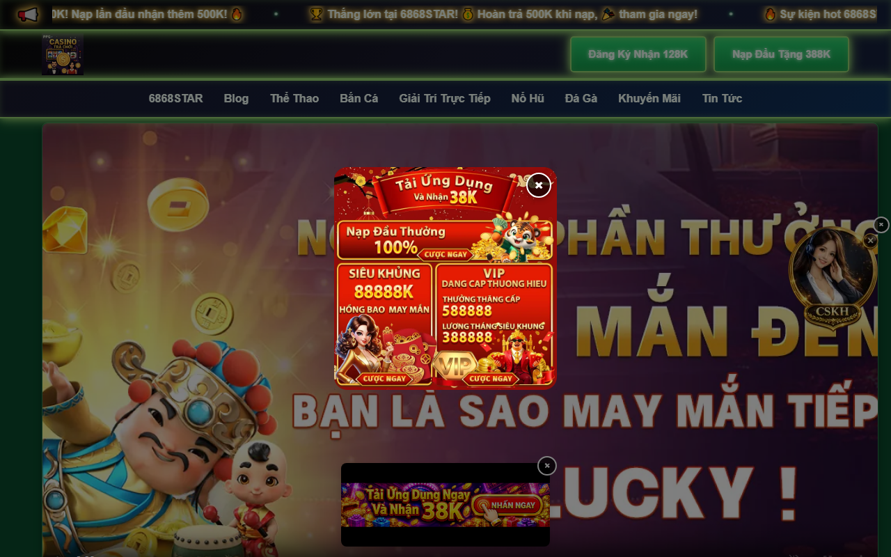 6868star6868.com screenshot