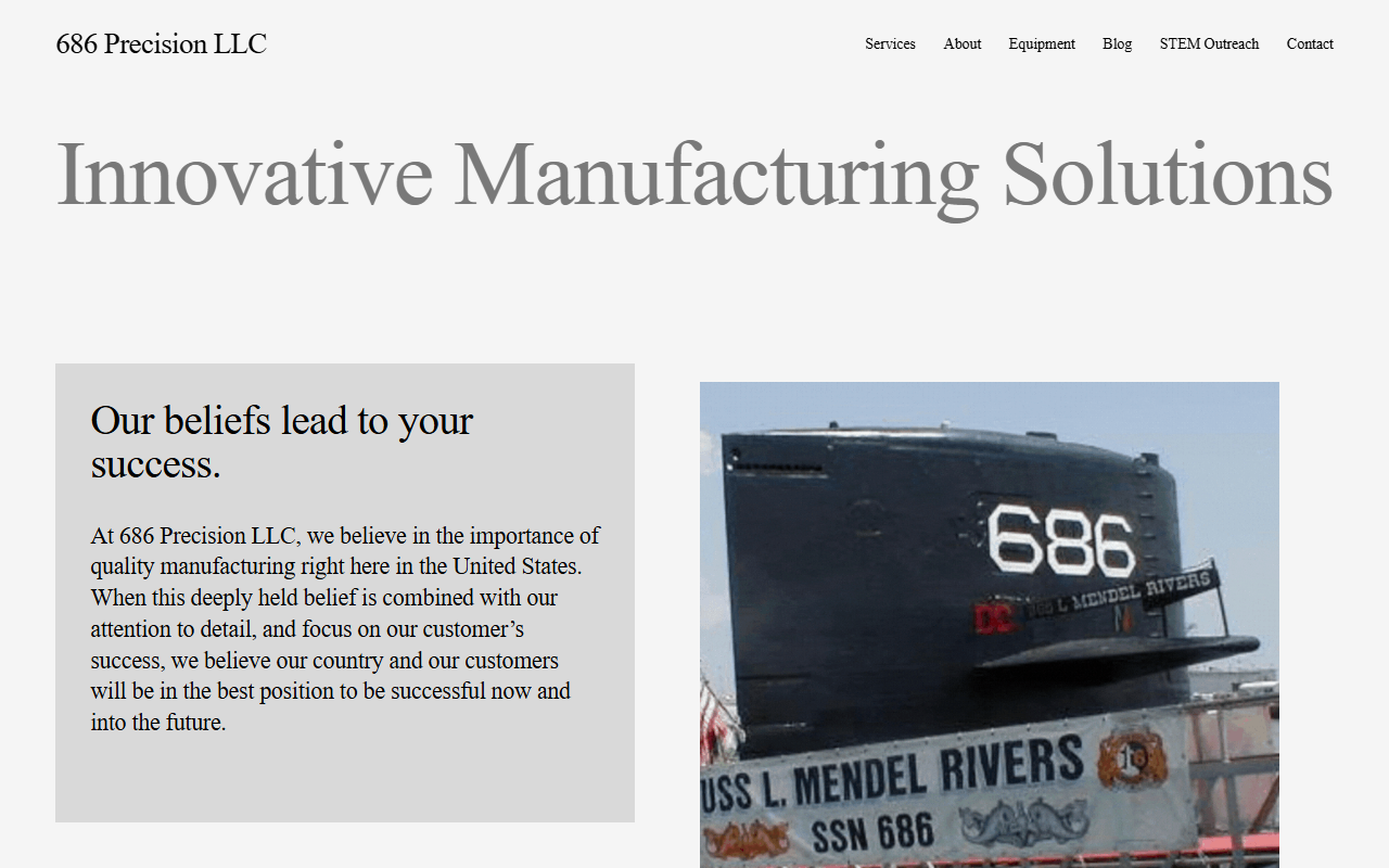 686precision.com screenshot