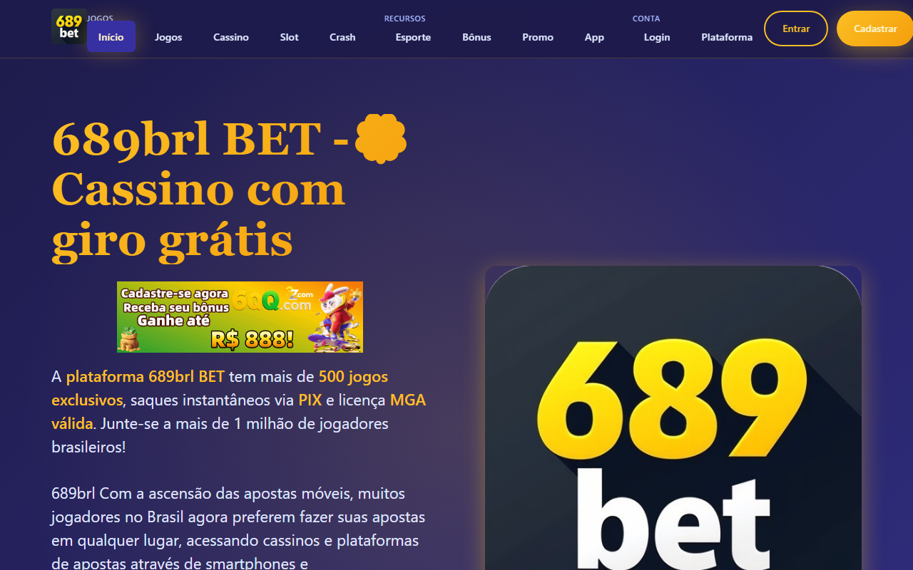 689brlcomvg.com screenshot