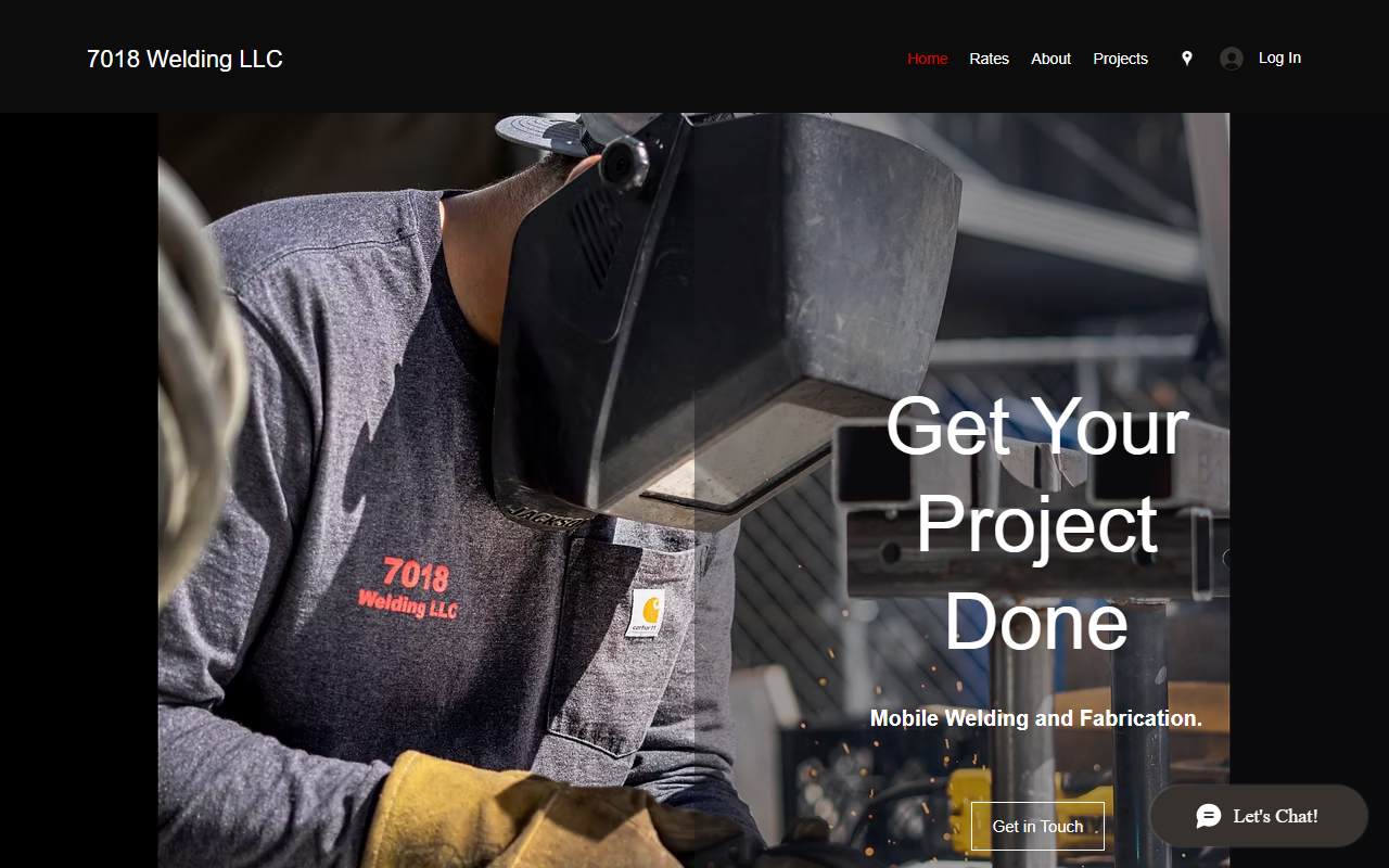 7018welding.com screenshot