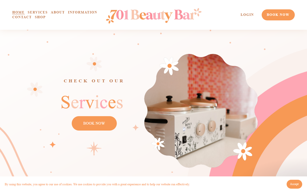 701beautybar.com screenshot