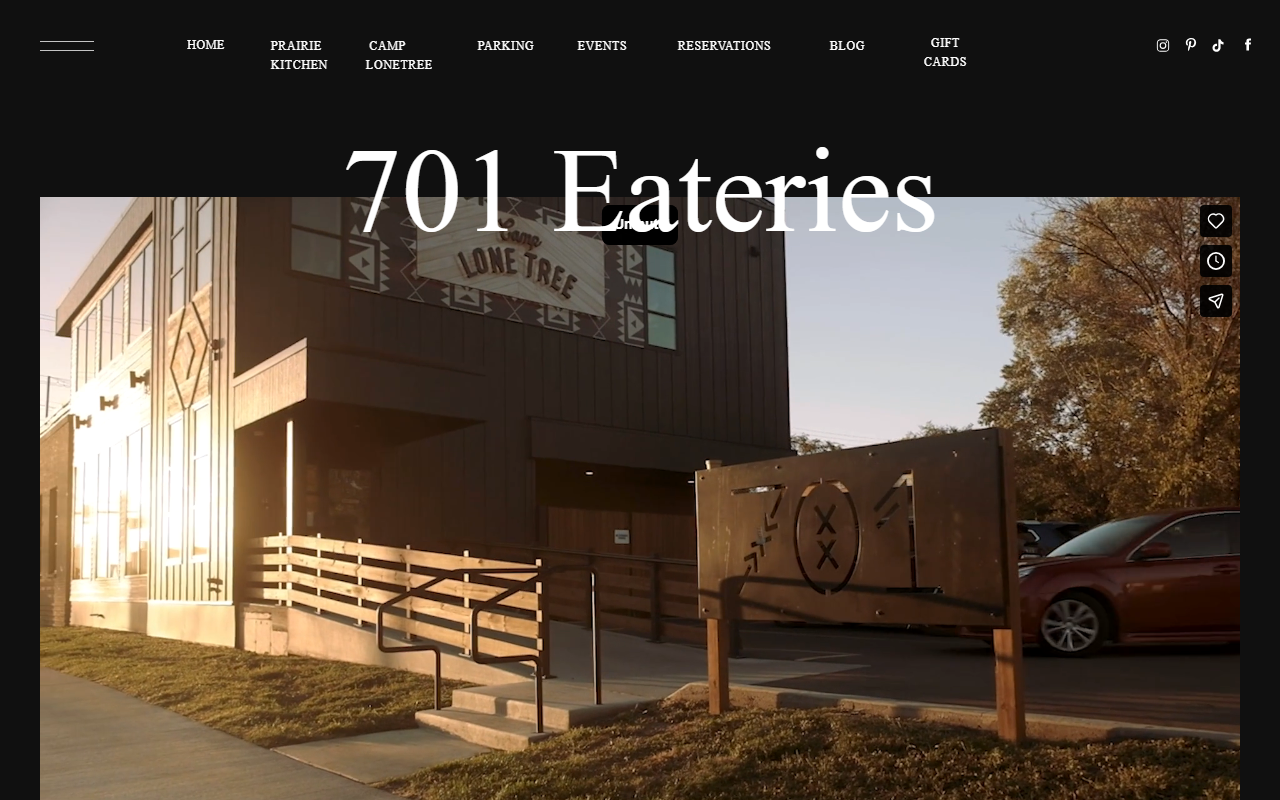 701eateries.com screenshot