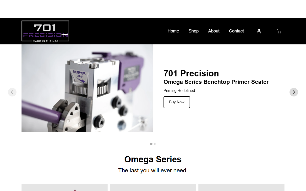 701precision.com screenshot