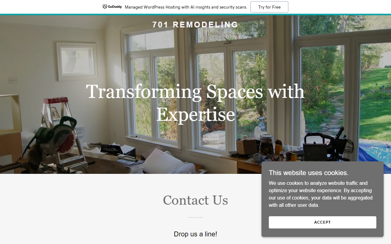 701remodeling.com screenshot