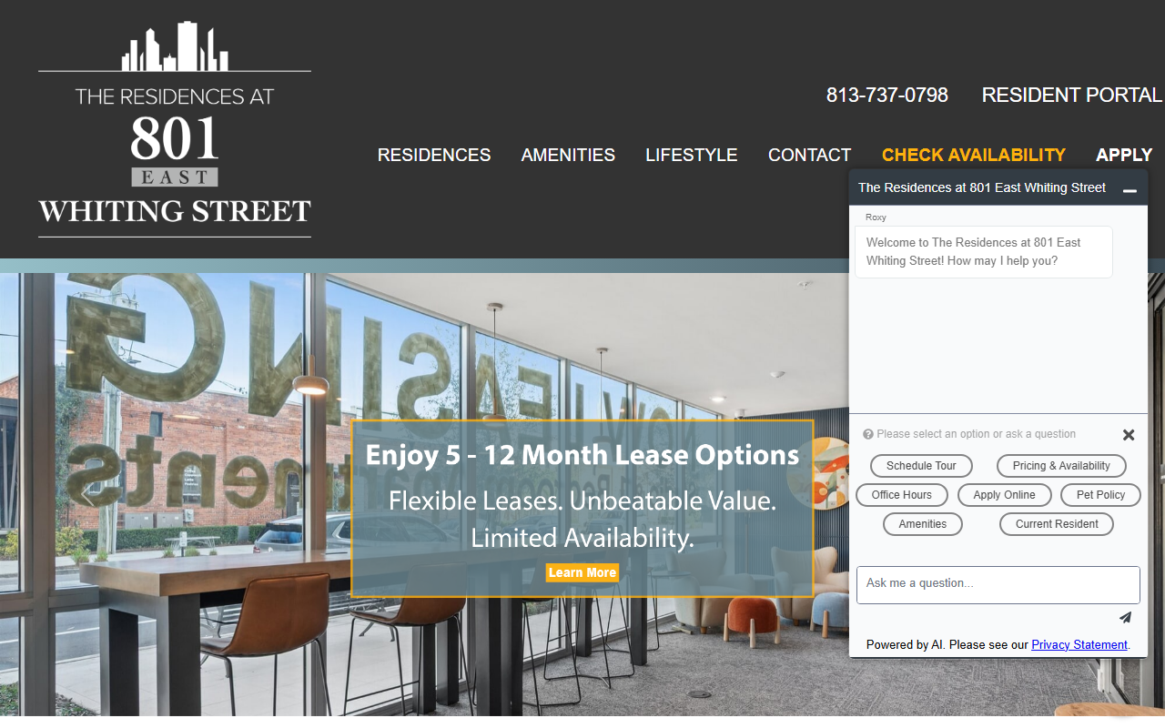 701whiting.com screenshot