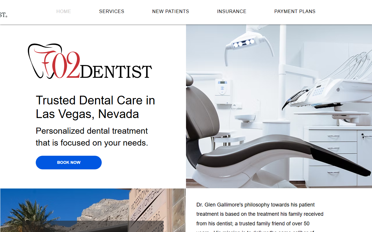 702-dentist.com screenshot