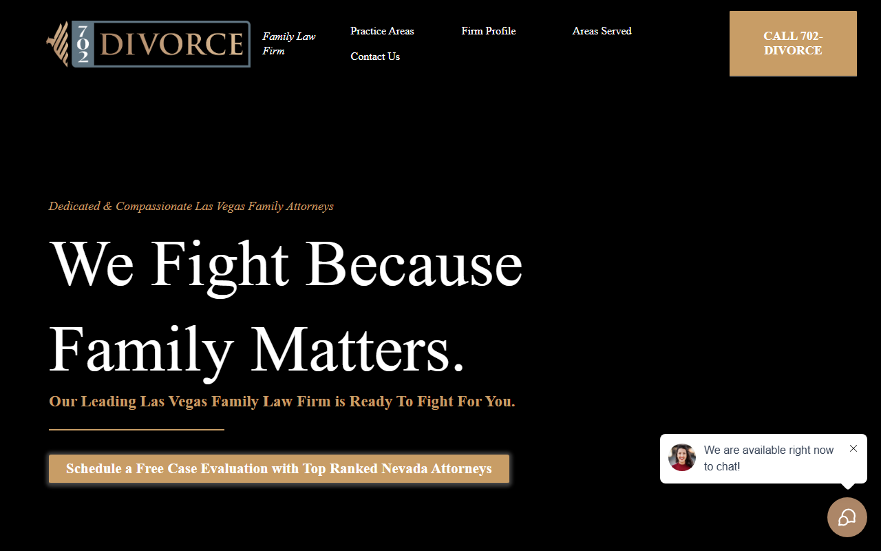 702-divorce.com screenshot