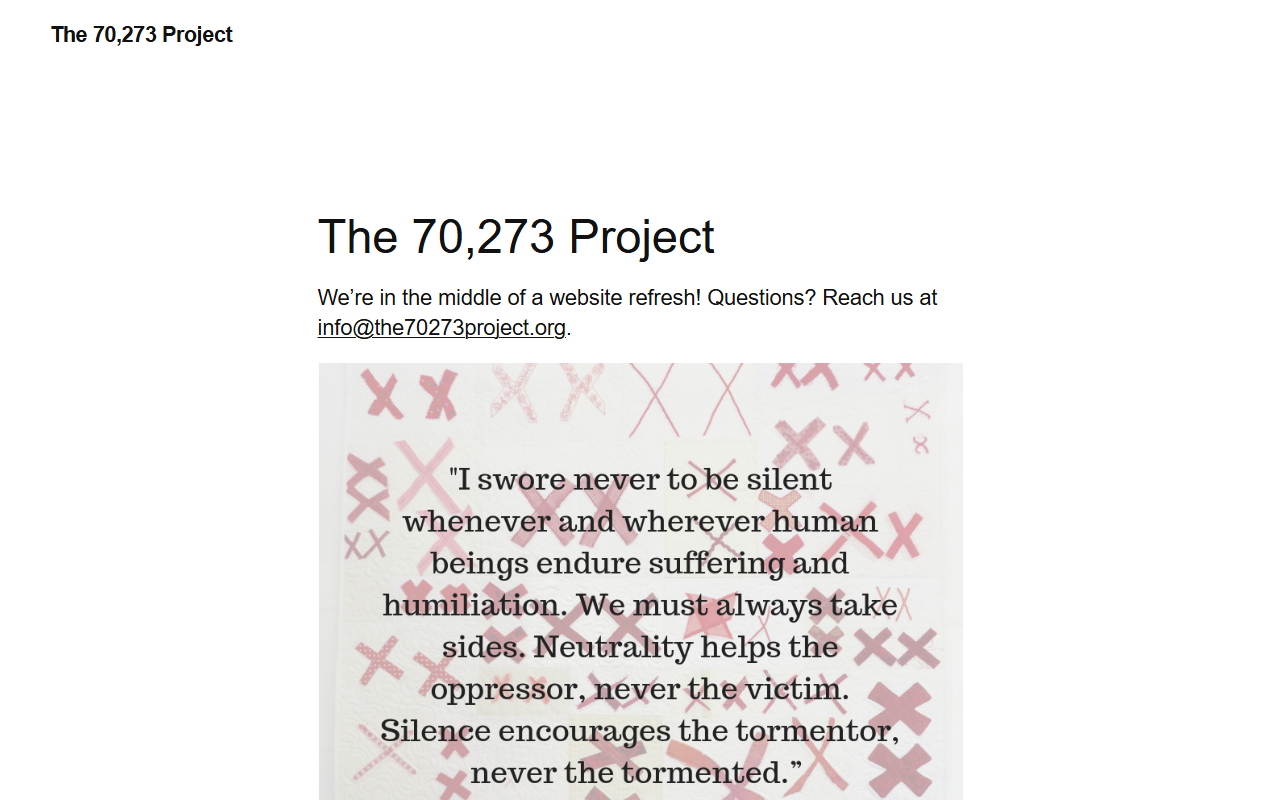70273project.com screenshot