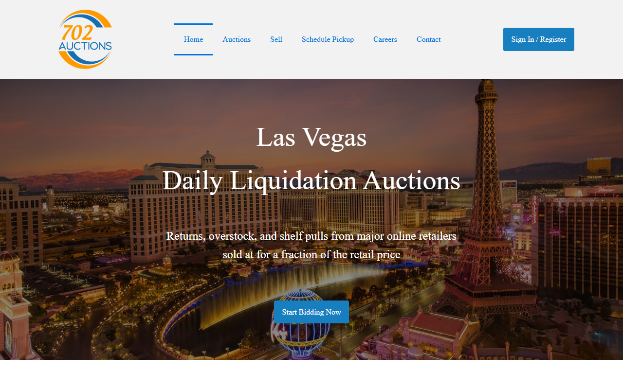 702auctions.com screenshot