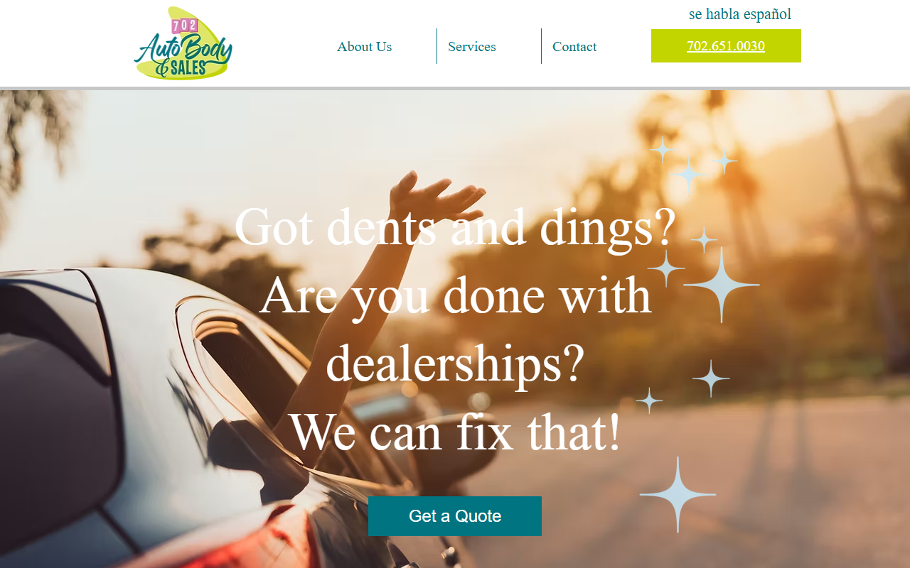702autobodysales.com screenshot