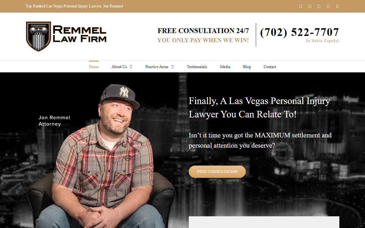 702injurylawfirm.com screenshot