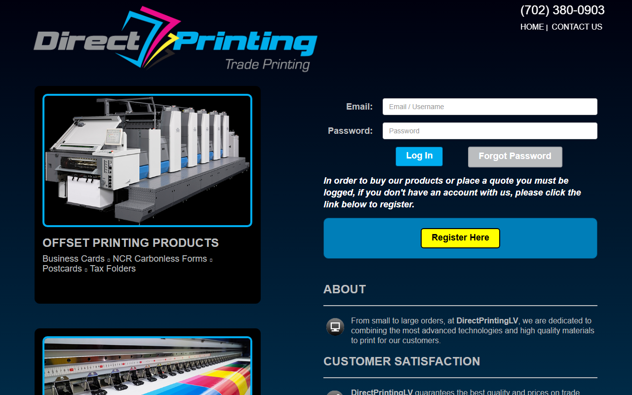 702printinglv.com screenshot