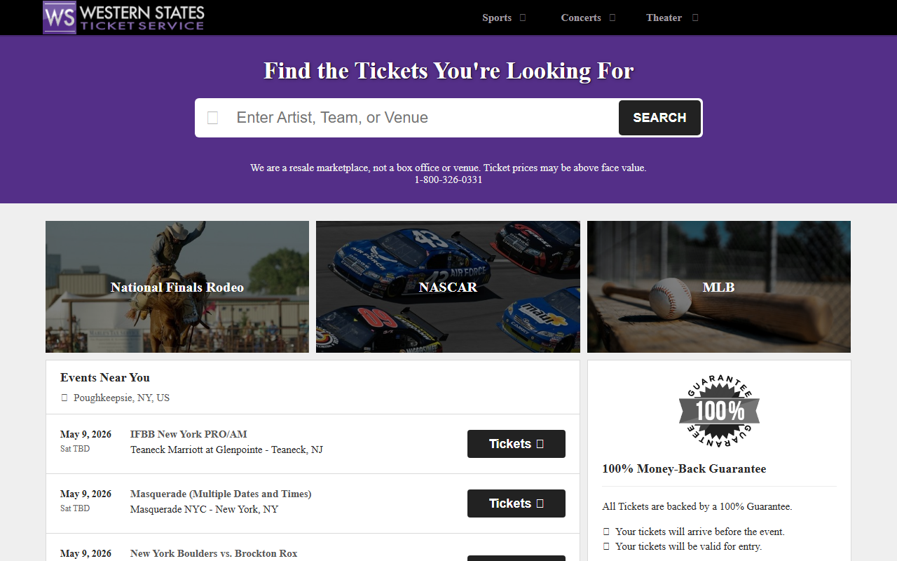 702tickets.com screenshot