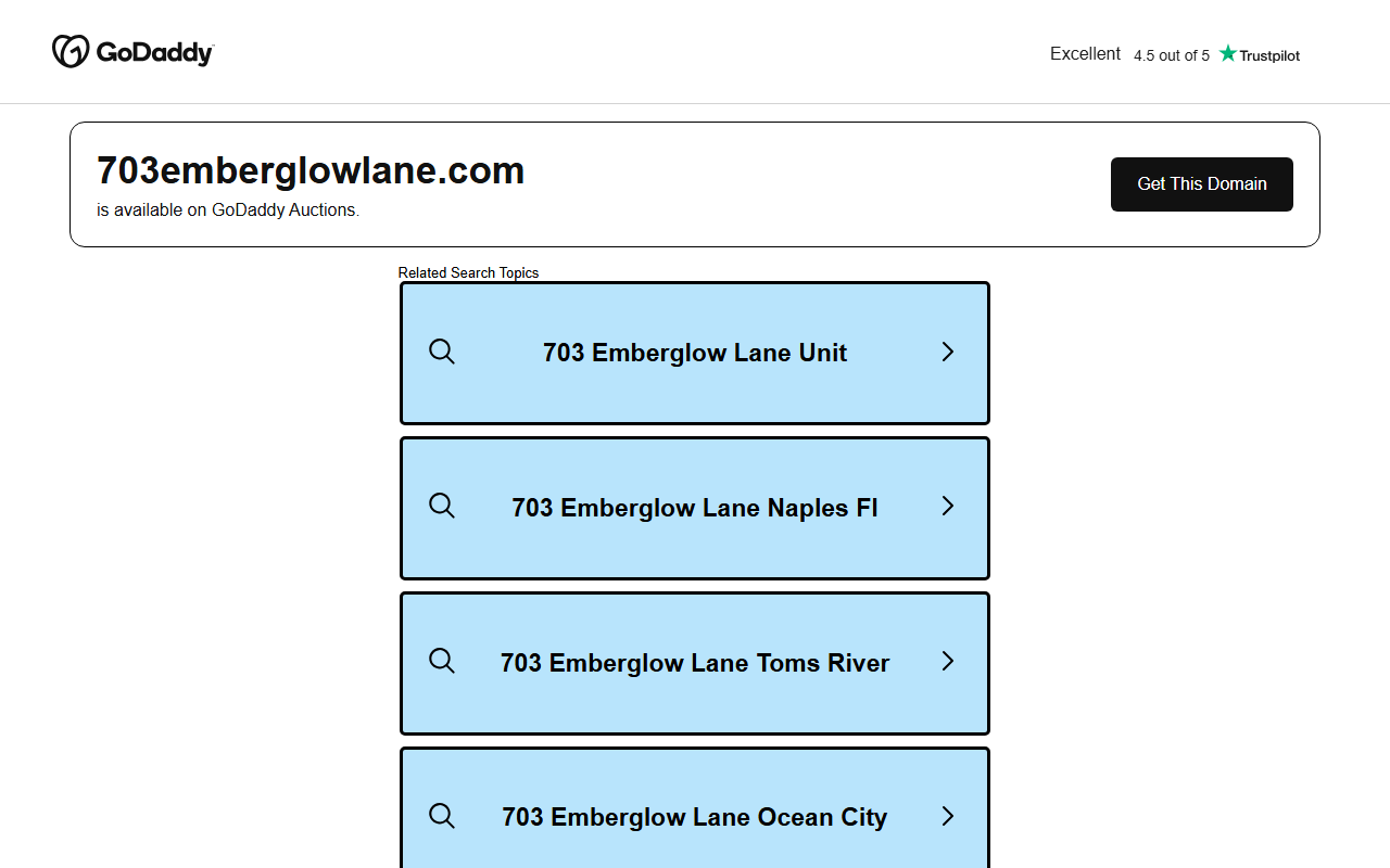703emberglowlane.com screenshot