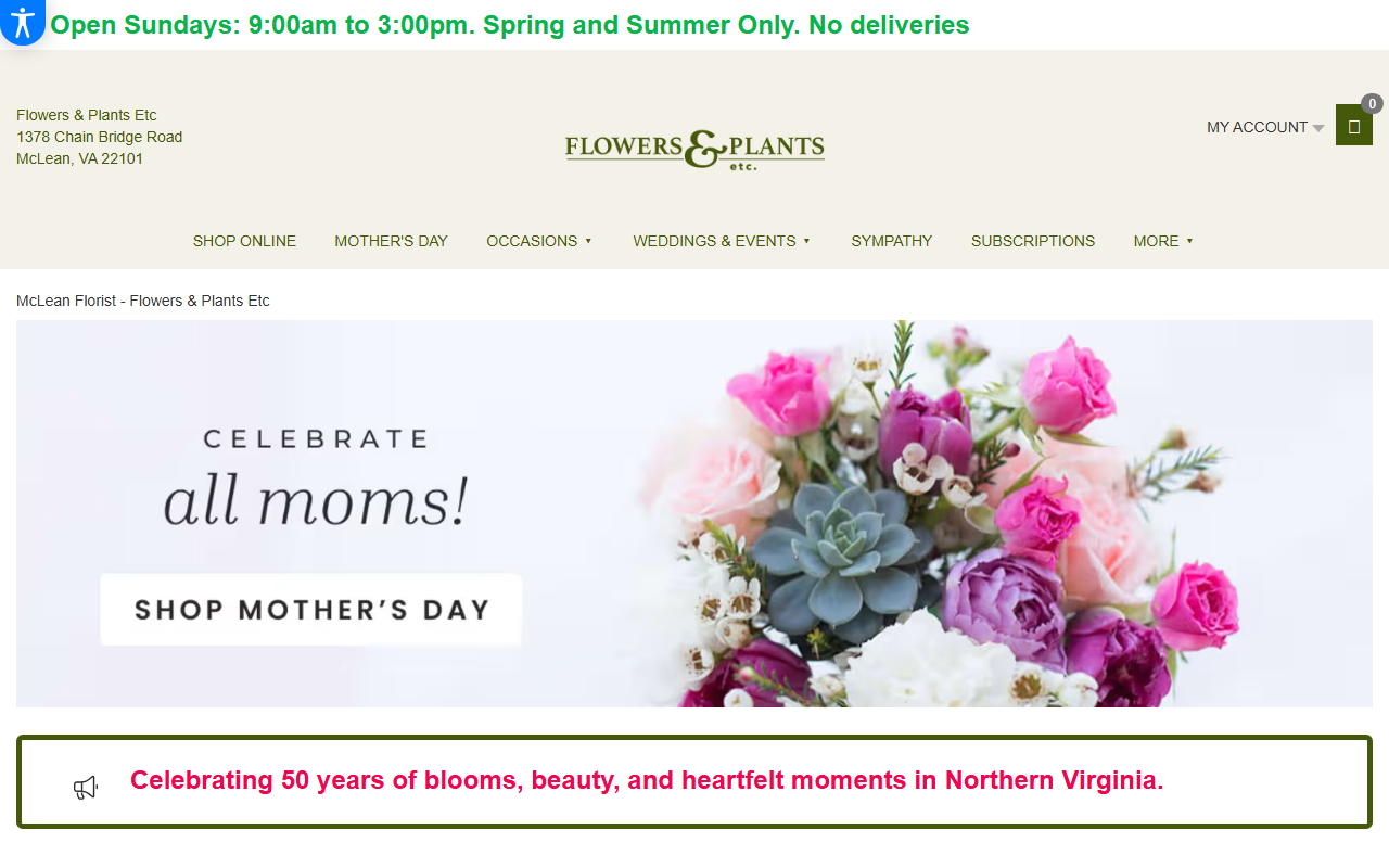 703flowers.com screenshot