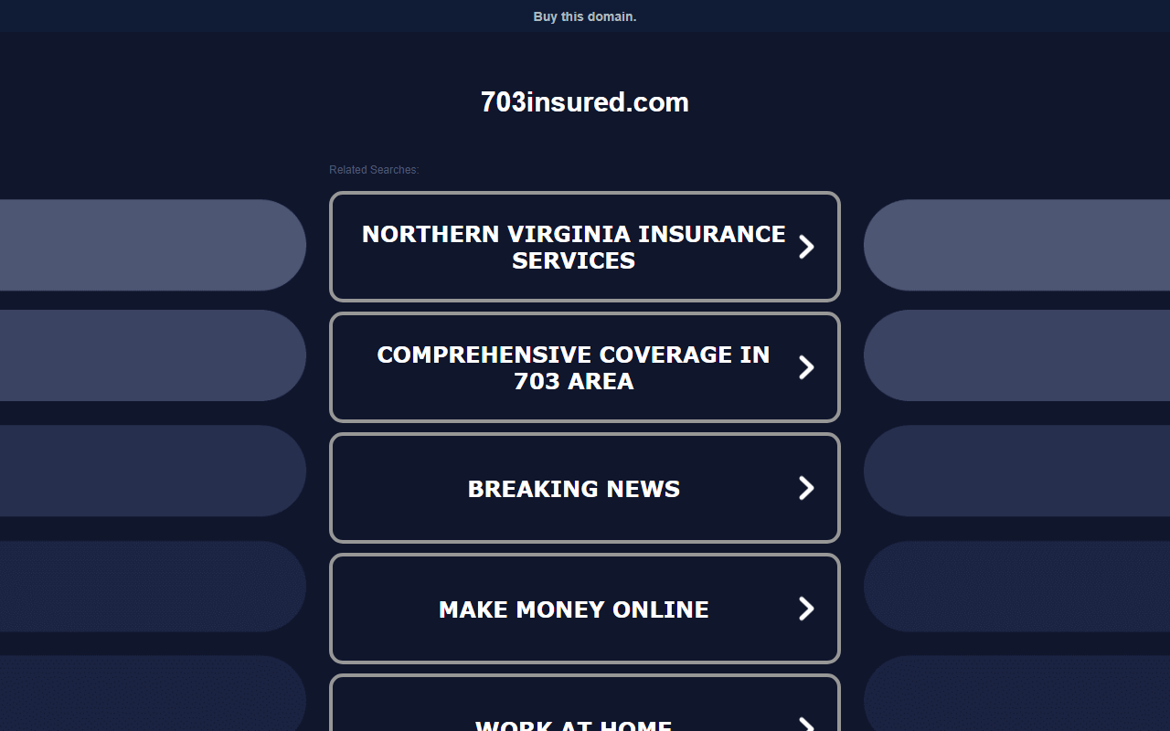 703insured.com screenshot