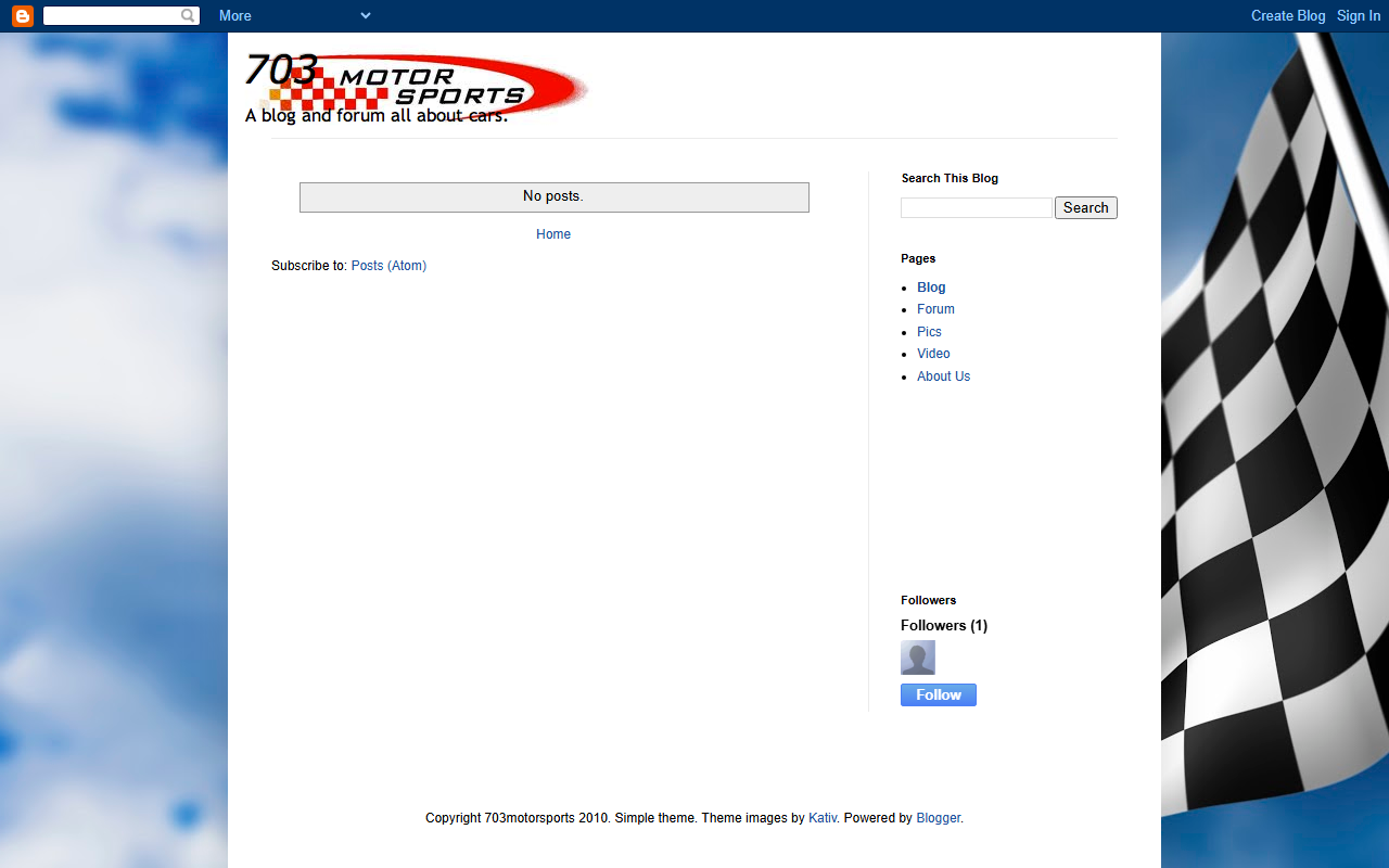 703motorsports.com screenshot