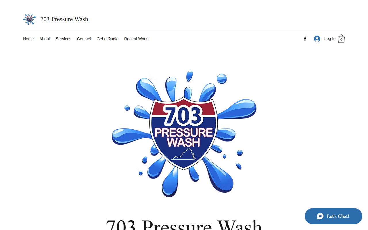 703pressurewash.com screenshot
