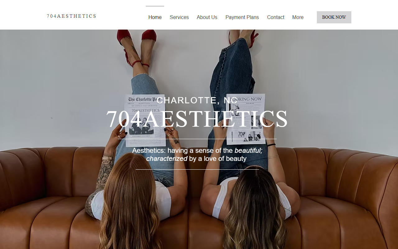 704aesthetics.com screenshot