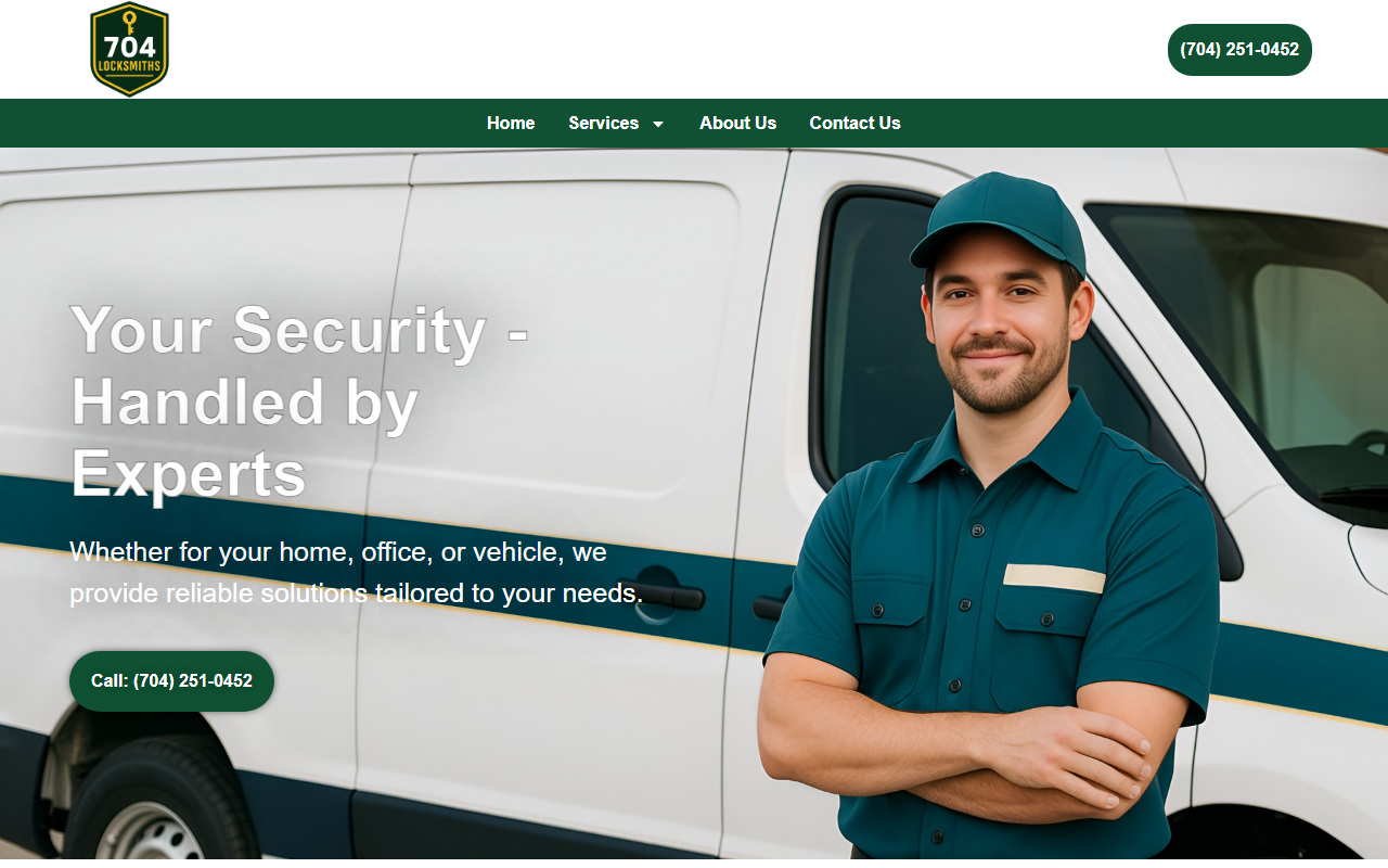 704locksmiths.com screenshot