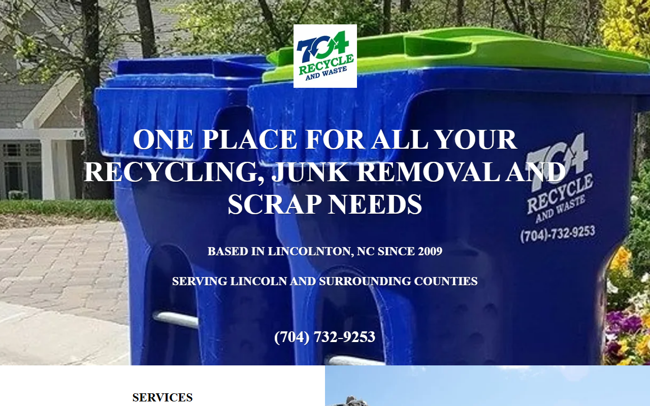 704recycle.com screenshot