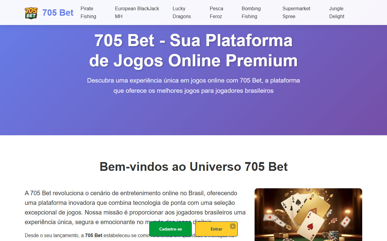705betlogin.com screenshot