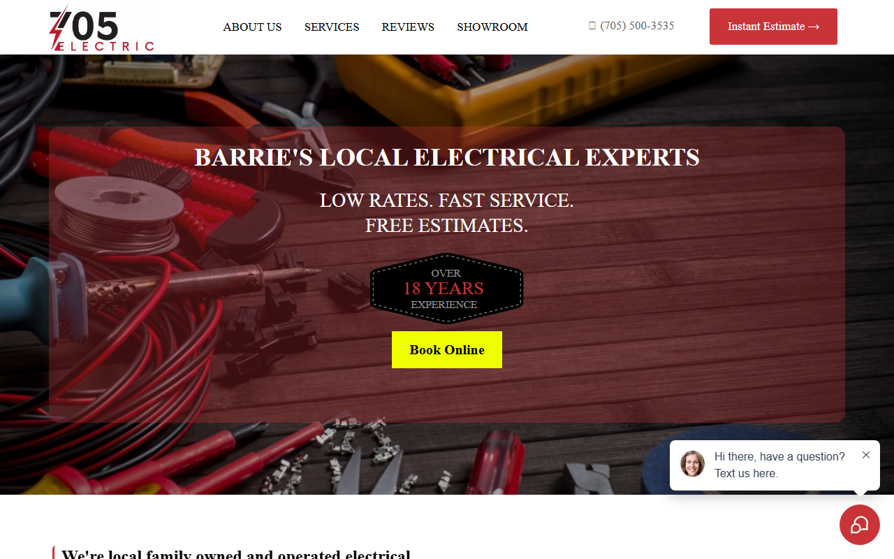 705electric.com screenshot