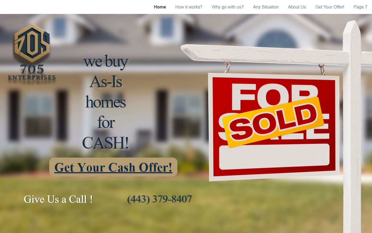 705enterprises.com screenshot