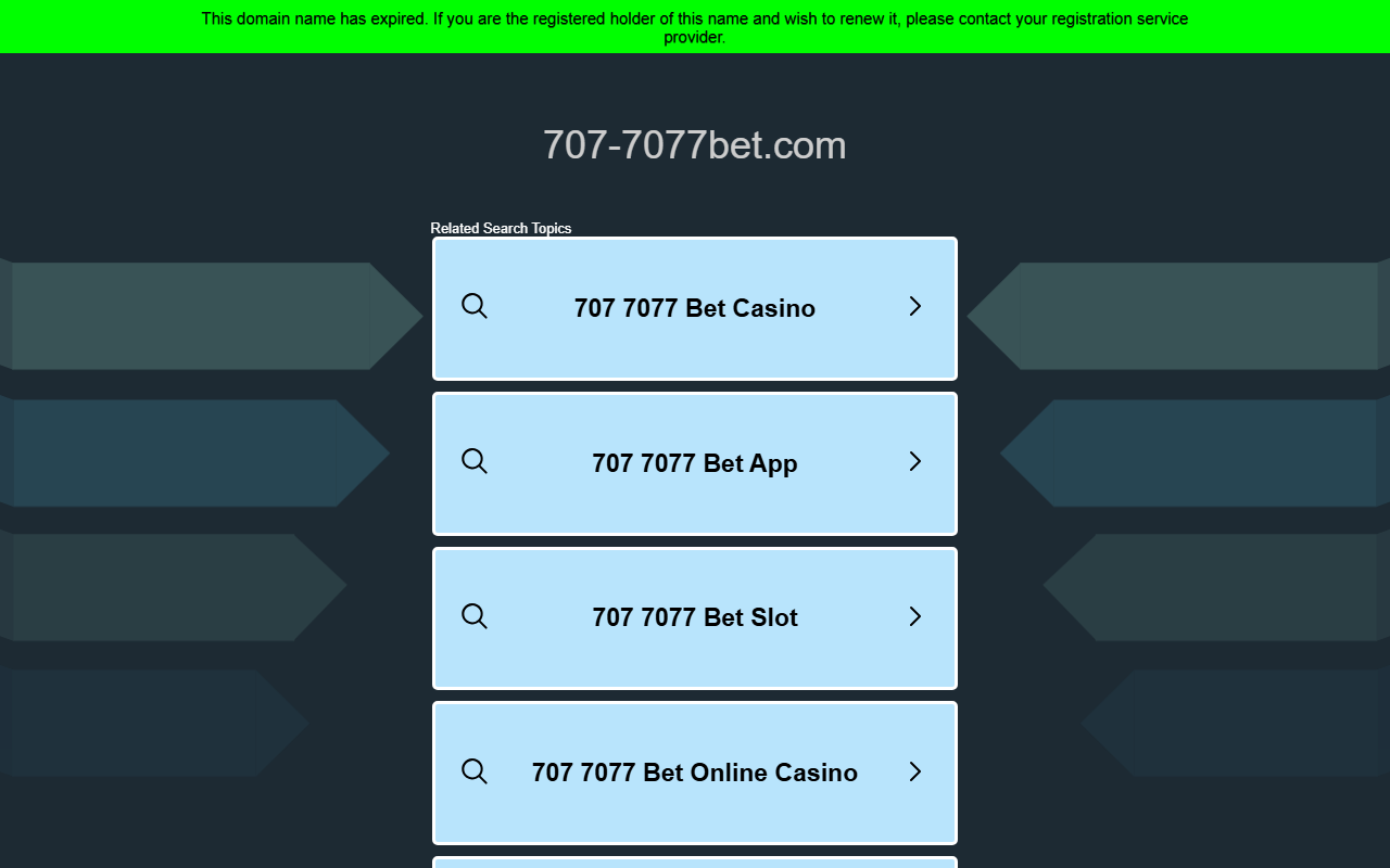 707-7077bet.com screenshot
